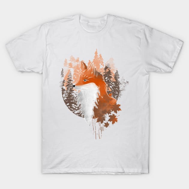 Fox T-Shirt by IlonaHibernis